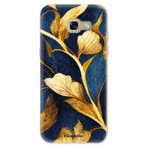 Odolné silikonové pouzdro iSaprio - Gold Leaves - Samsung Galaxy A5 2017 obraz