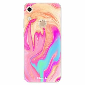Odolné silikonové pouzdro iSaprio - Orange Liquid - Huawei Honor 8A obraz