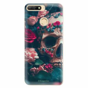 Odolné silikonové pouzdro iSaprio - Skull in Roses - Huawei Y6 Prime 2018 obraz