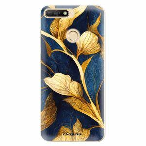 Odolné silikonové pouzdro iSaprio - Gold Leaves - Huawei Y6 Prime 2018 obraz