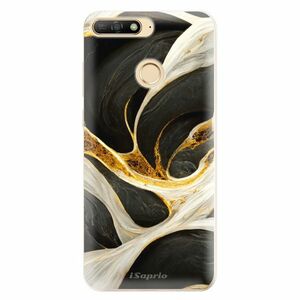 Odolné silikonové pouzdro iSaprio - Black and Gold - Huawei Y6 Prime 2018 obraz