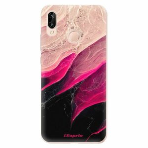 Odolné silikonové pouzdro iSaprio - Black and Pink - Huawei P20 Lite obraz