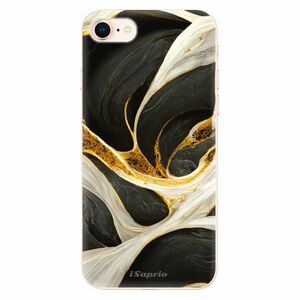 Odolné silikonové pouzdro iSaprio - Black and Gold - iPhone 8 obraz