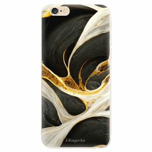 Odolné silikonové pouzdro iSaprio - Black and Gold - iPhone 6/6S obraz