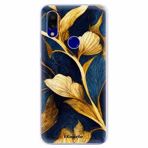 Odolné silikonové pouzdro iSaprio - Gold Leaves - Xiaomi Redmi 7 obraz