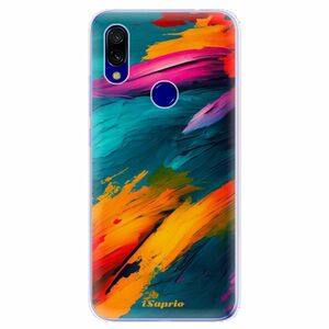 Odolné silikonové pouzdro iSaprio - Blue Paint - Xiaomi Redmi 7 obraz