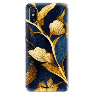 Odolné silikonové pouzdro iSaprio - Gold Leaves - Xiaomi Mi 8 Pro obraz