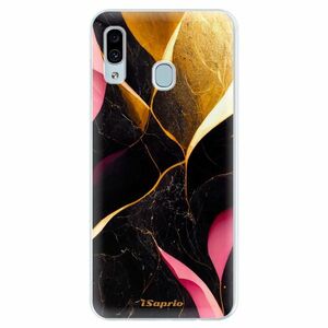 Silikonové pouzdro iSaprio - Gold Pink Marble - Samsung Galaxy A30 obraz