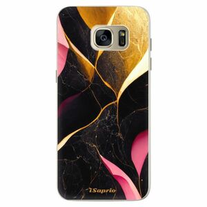 Silikonové pouzdro iSaprio - Gold Pink Marble - Samsung Galaxy S7 Edge obraz