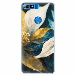 Silikonové pouzdro iSaprio - Gold Petals - Huawei Y7 Prime 2018 obraz