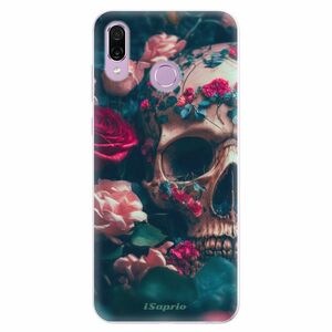 Silikonové pouzdro iSaprio - Skull in Roses - Huawei Honor Play obraz