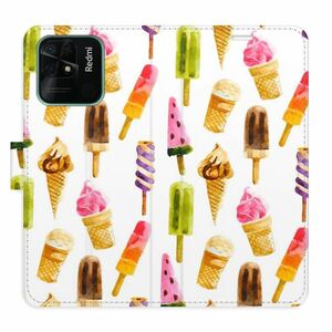 Flipové pouzdro iSaprio - Ice Cream Pattern - Xiaomi Redmi 10C obraz