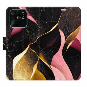 Flipové pouzdro iSaprio - Gold Pink Marble 02 - Xiaomi Redmi 10C obraz