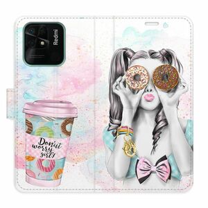 Flipové pouzdro iSaprio - Donut Worry Girl - Xiaomi Redmi 10C obraz