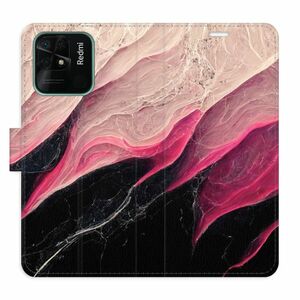 Flipové pouzdro iSaprio - BlackPink Marble - Xiaomi Redmi 10C obraz