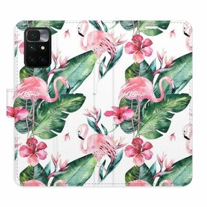 Flipové pouzdro iSaprio - Flamingos Pattern - Xiaomi Redmi 10 obraz