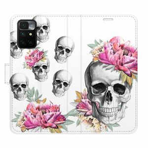 Flipové pouzdro iSaprio - Crazy Skull - Xiaomi Redmi 10 obraz