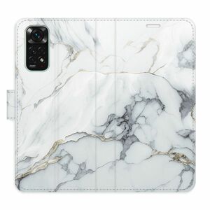 Flipové pouzdro iSaprio - SilverMarble 15 - Xiaomi Redmi Note 11 / Note 11S obraz