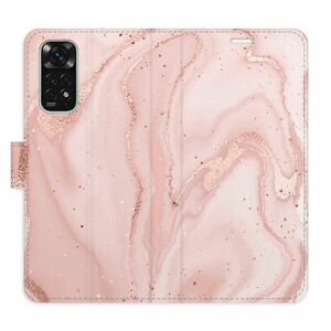 Flipové pouzdro iSaprio - RoseGold Marble - Xiaomi Redmi Note 11 / Note 11S obraz