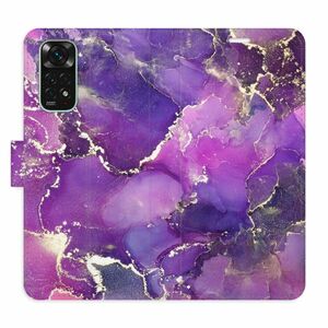 Flipové pouzdro iSaprio - Purple Marble - Xiaomi Redmi Note 11 / Note 11S obraz