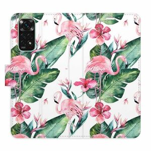 Flipové pouzdro iSaprio - Flamingos Pattern - Xiaomi Redmi Note 11 / Note 11S obraz