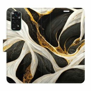 Flipové pouzdro iSaprio - BlackGold Marble - Xiaomi Redmi Note 11 / Note 11S obraz