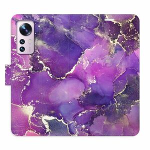 Flipové pouzdro iSaprio - Purple Marble - Xiaomi 12 / 12X obraz