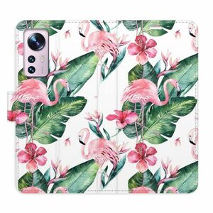 Flipové pouzdro iSaprio - Flamingos Pattern - Xiaomi 12 / 12X obraz