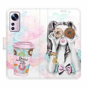 Flipové pouzdro iSaprio - Donut Worry Girl - Xiaomi 12 / 12X obraz