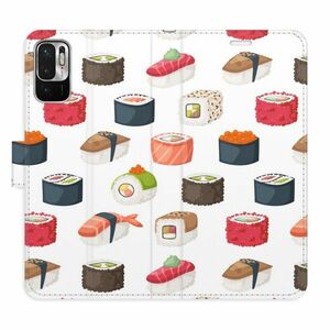 Flipové pouzdro iSaprio - Sushi Pattern 02 - Xiaomi Redmi Note 10 5G obraz