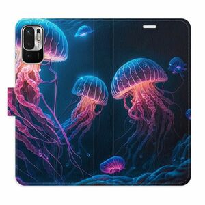 Flipové pouzdro iSaprio - Jellyfish - Xiaomi Redmi Note 10 5G obraz