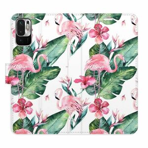 Flipové pouzdro iSaprio - Flamingos Pattern - Xiaomi Redmi Note 10 5G obraz