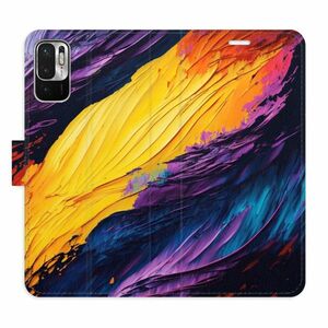 Flipové pouzdro iSaprio - Fire Paint - Xiaomi Redmi Note 10 5G obraz