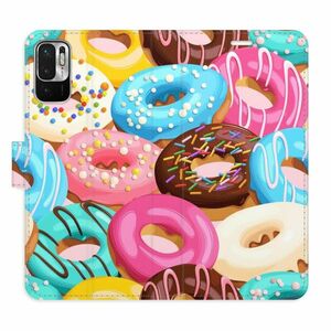 Flipové pouzdro iSaprio - Donuts Pattern 02 - Xiaomi Redmi Note 10 5G obraz