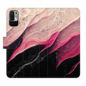 Flipové pouzdro iSaprio - BlackPink Marble - Xiaomi Redmi Note 10 5G obraz