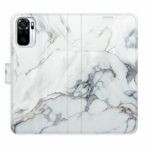 Flipové pouzdro iSaprio - SilverMarble 15 - Xiaomi Redmi Note 10 / Note 10S obraz