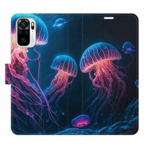 Flipové pouzdro iSaprio - Jellyfish - Xiaomi Redmi Note 10 / Note 10S obraz