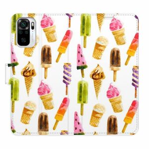 Flipové pouzdro iSaprio - Ice Cream Pattern - Xiaomi Redmi Note 10 / Note 10S obraz