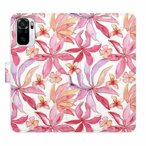 Flipové pouzdro iSaprio - Flower Pattern 10 - Xiaomi Redmi Note 10 / Note 10S obraz