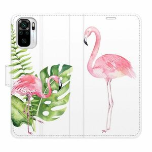 Flipové pouzdro iSaprio - Flamingos - Xiaomi Redmi Note 10 / Note 10S obraz