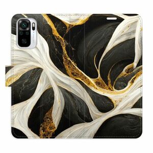 Flipové pouzdro iSaprio - BlackGold Marble - Xiaomi Redmi Note 10 / Note 10S obraz