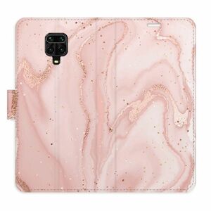 Flipové pouzdro iSaprio - RoseGold Marble - Xiaomi Redmi Note 9 Pro / Note 9S obraz