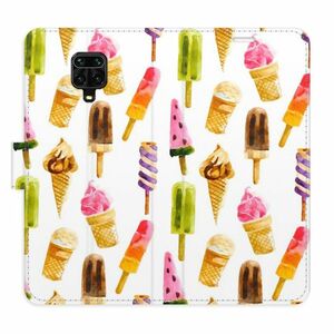 Flipové pouzdro iSaprio - Ice Cream Pattern - Xiaomi Redmi Note 9 Pro / Note 9S obraz