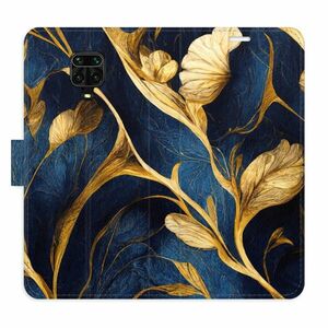 Flipové pouzdro iSaprio - GoldBlue - Xiaomi Redmi Note 9 Pro / Note 9S obraz