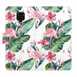 Flipové pouzdro iSaprio - Flamingos Pattern - Xiaomi Redmi Note 9 Pro / Note 9S obraz