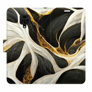 Flipové pouzdro iSaprio - BlackGold Marble - Xiaomi Redmi Note 9 Pro / Note 9S obraz