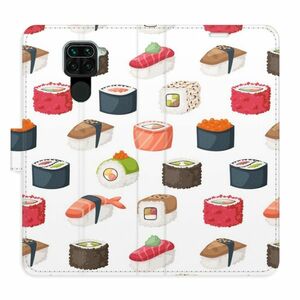 Flipové pouzdro iSaprio - Sushi Pattern 02 - Xiaomi Redmi Note 9 obraz