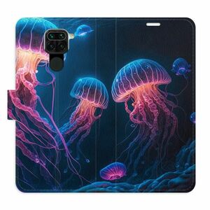 Flipové pouzdro iSaprio - Jellyfish - Xiaomi Redmi Note 9 obraz