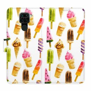 Flipové pouzdro iSaprio - Ice Cream Pattern - Xiaomi Redmi Note 9 obraz