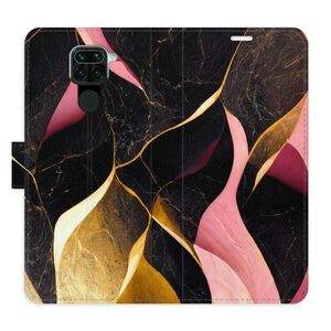 Flipové pouzdro iSaprio - Gold Pink Marble 02 - Xiaomi Redmi Note 9 obraz